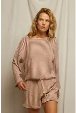 PeRFECT WHITE TEE PWT Cami Terry Stripe LS