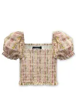 KATIEJNYC KJ Girls Marlee Puff Sleeve Top