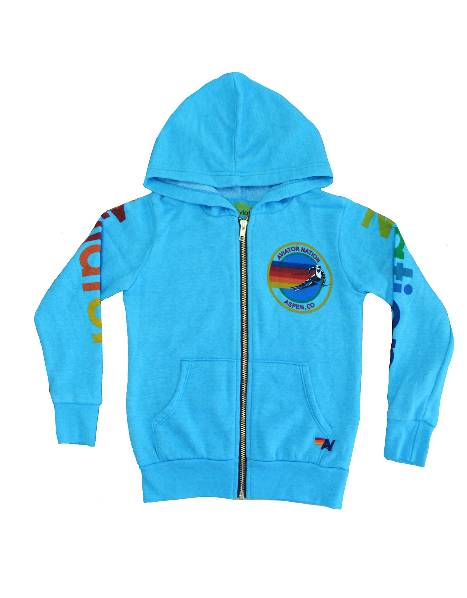 Aviator Nation AV Kids Zip Logo Hoodie