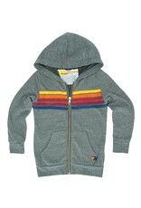 Aviator Nation AV Kids 5 Stripe Zip Hoodie