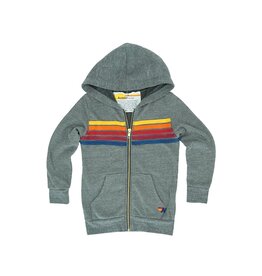 Aviator Nation AV Kids 5 Stripe Zip Hoodie