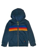 Aviator Nation AV Kids 5 Stripe Zip Hoodie