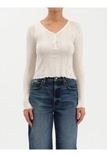 Daze Daze Bunny Pointelle Henley