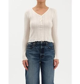 Daze Daze Bunny Pointelle Henley