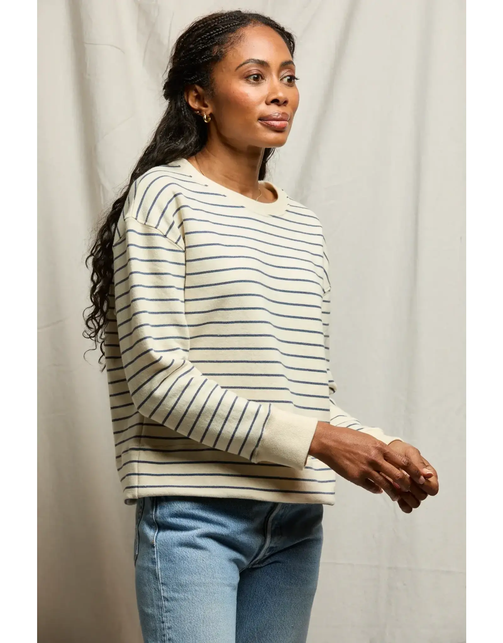 PeRFECT WHITE TEE PWT Tyler Stripe Sweatshirt