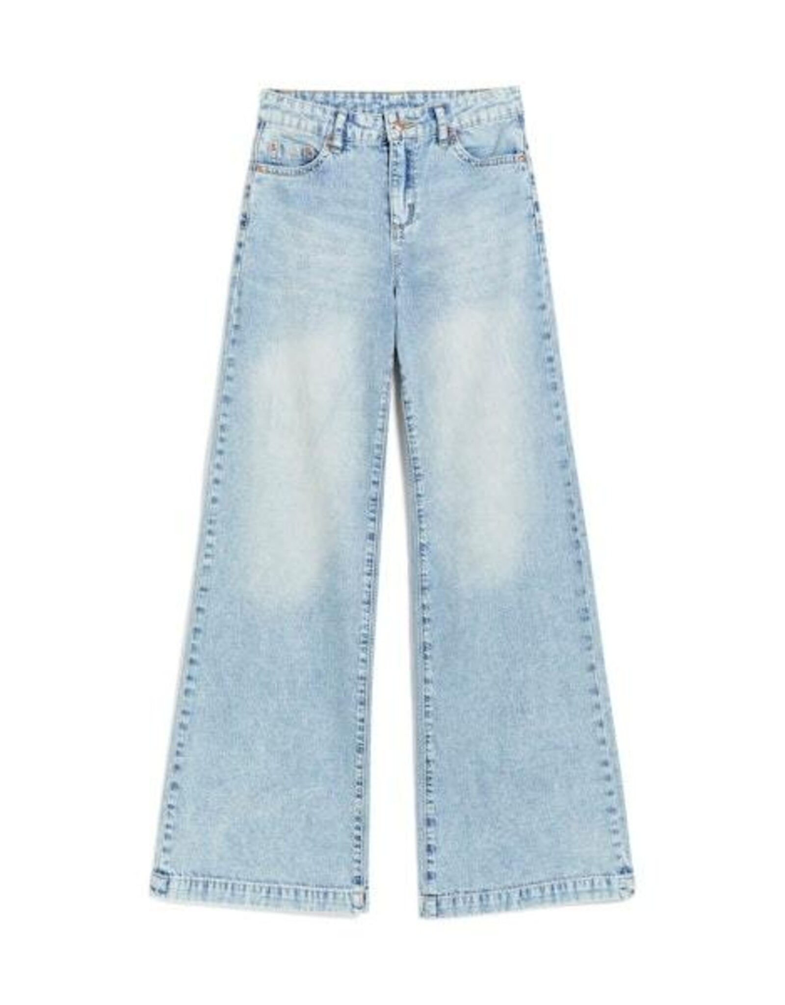 Tractr Girls Basic Wide Leg Jean