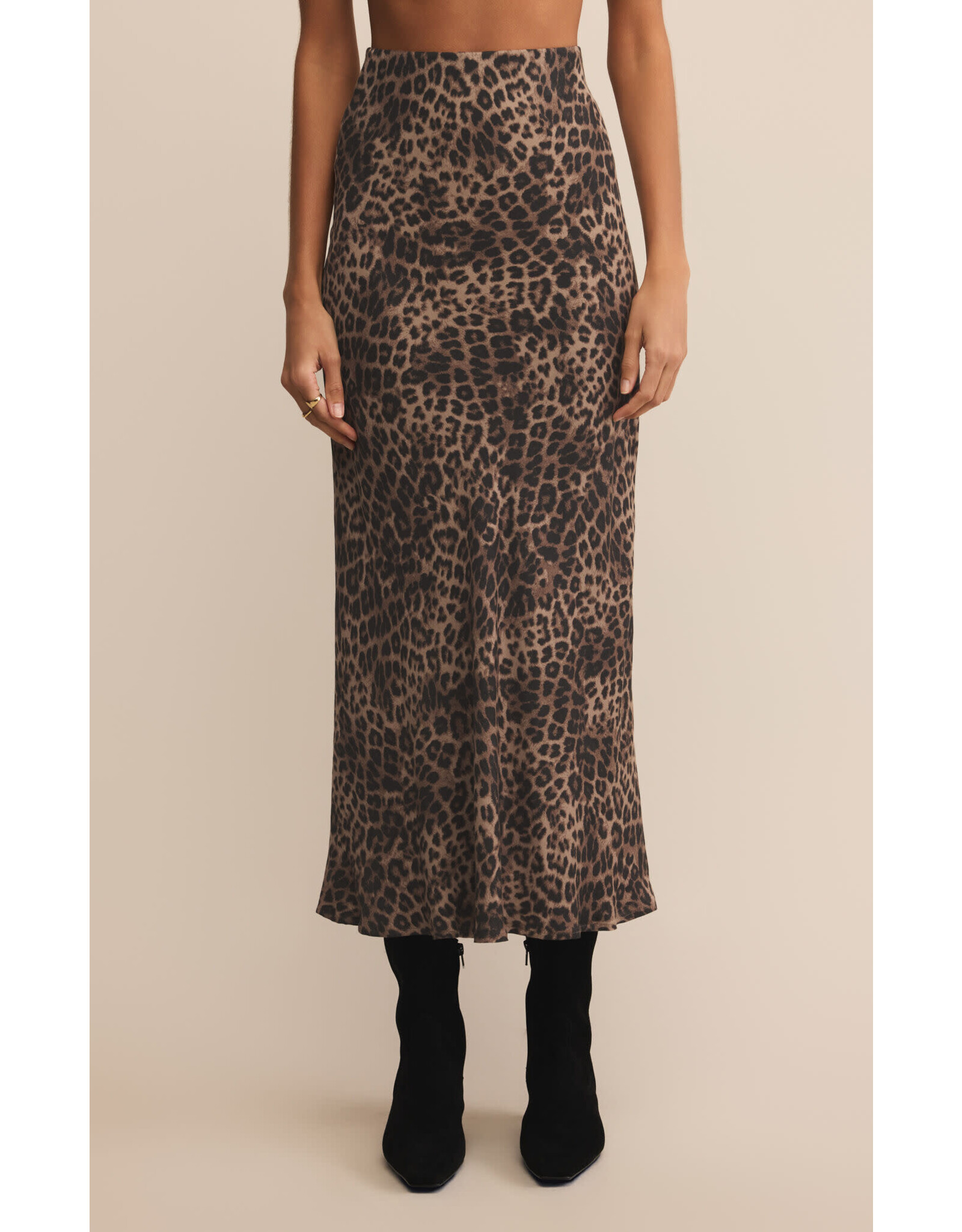 Z supply ZS Izabel Leopard Skirt