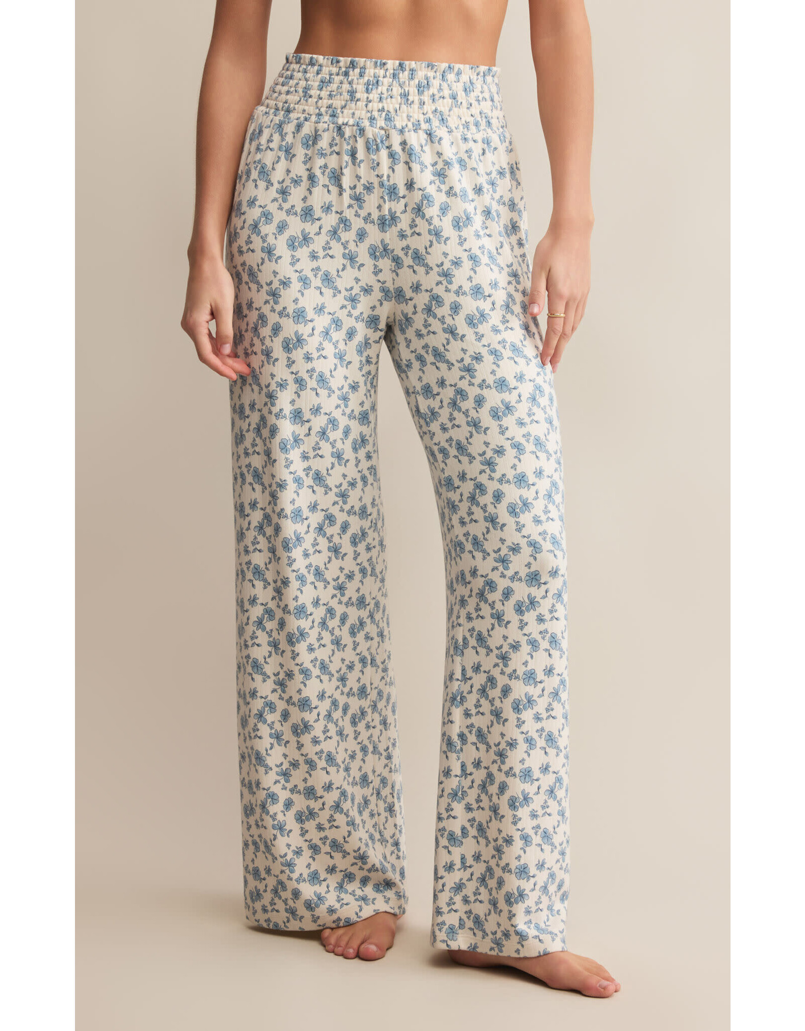 Z supply ZS Dawn Smocked Ditsy Pant