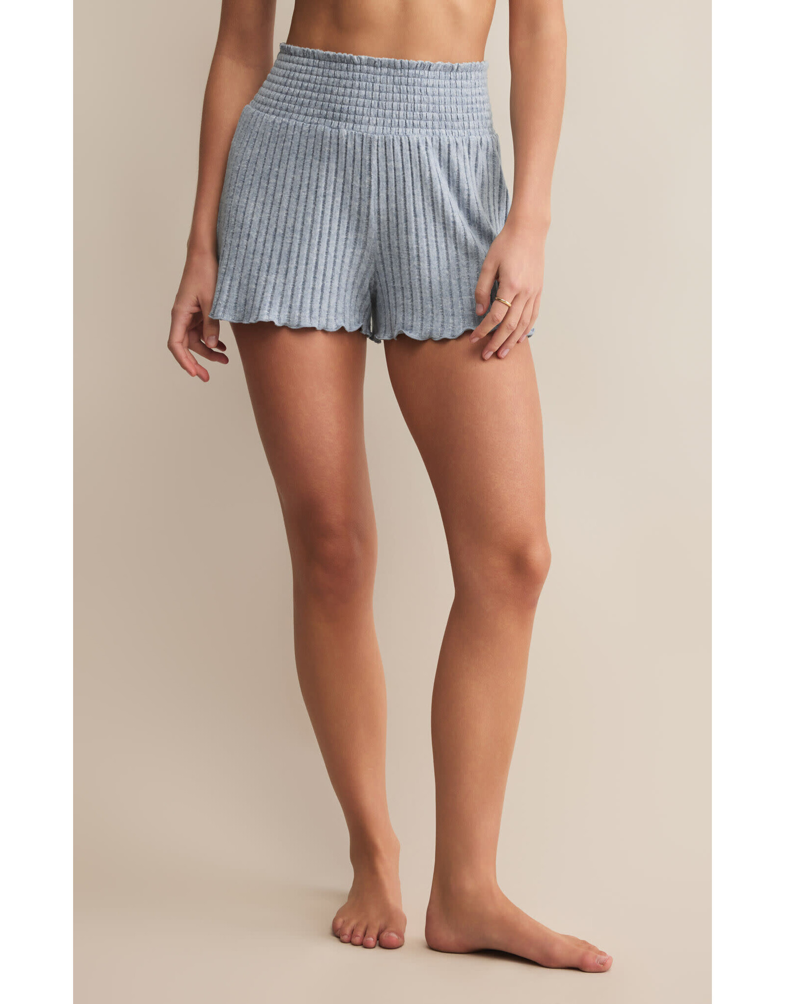 Z supply ZS Dawn Smocked Rib Short