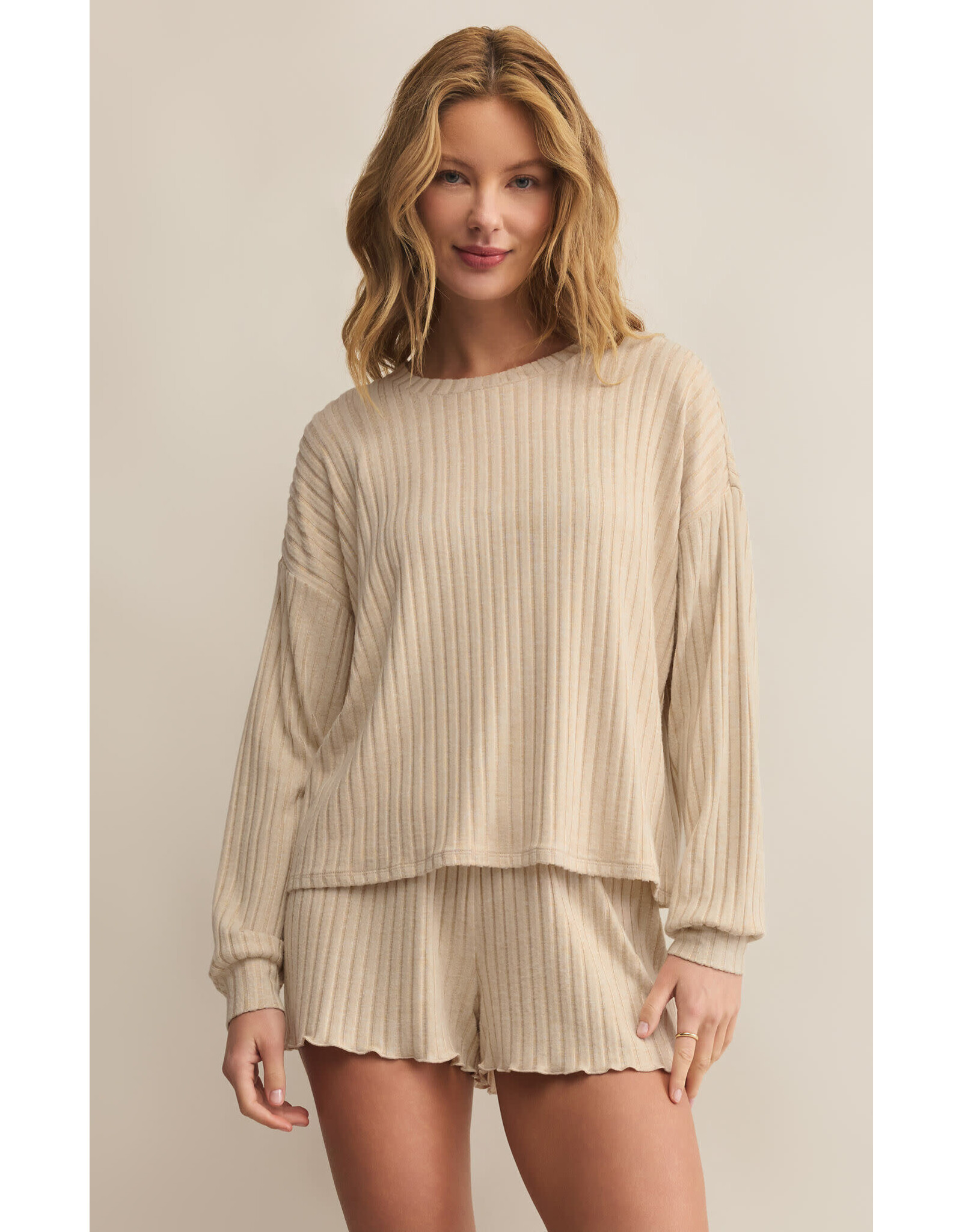 Z supply ZS Daydream Rib LS Top