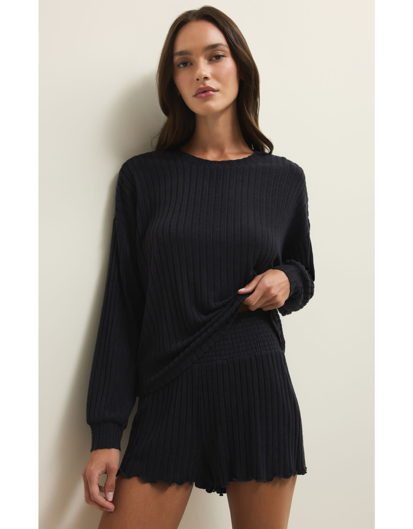 Z supply ZS Daydream Rib LS Top