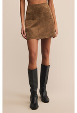 Z supply ZS Ciera Suede Mini Skirt