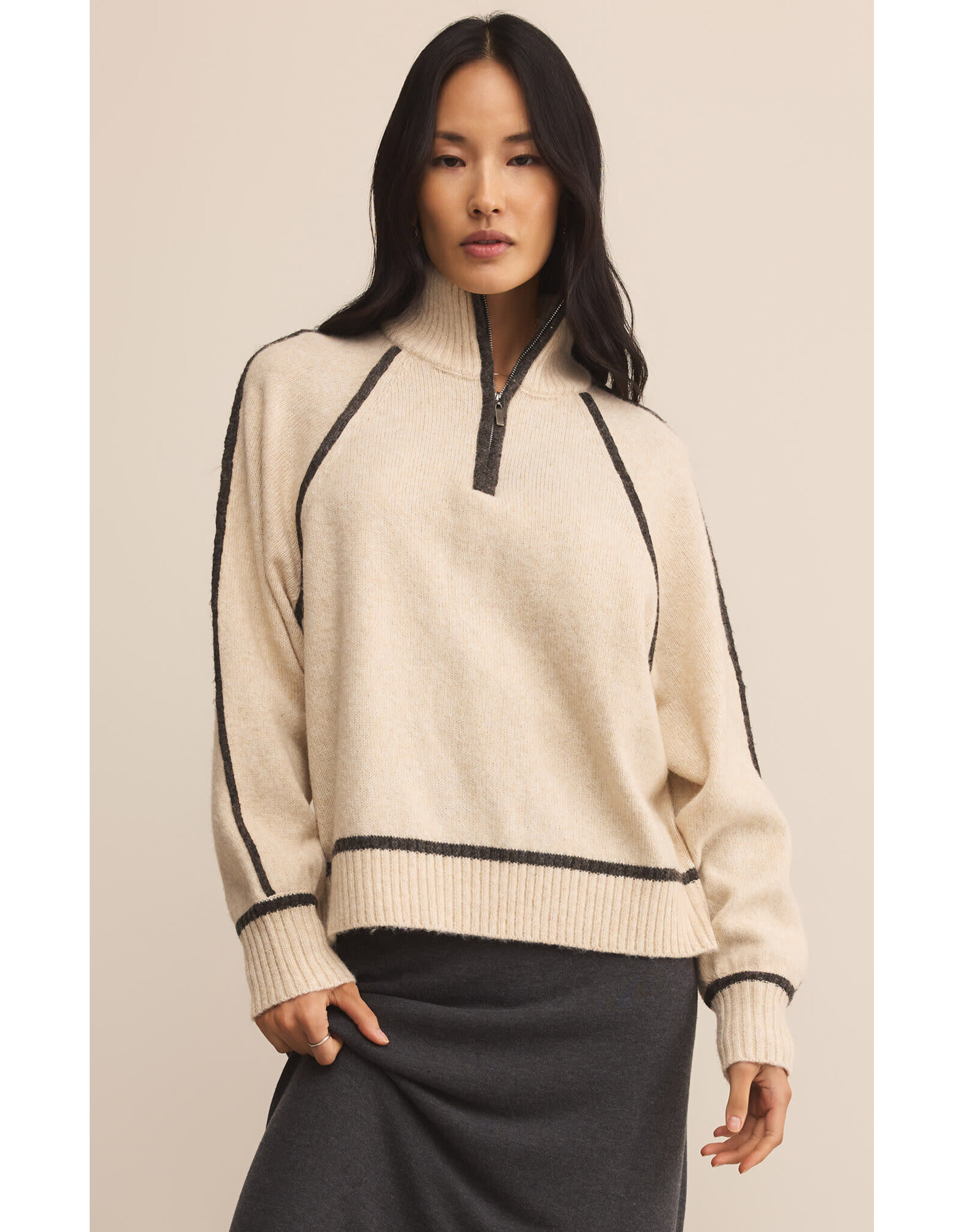 Z supply ZS Alps Half Zip Sweater