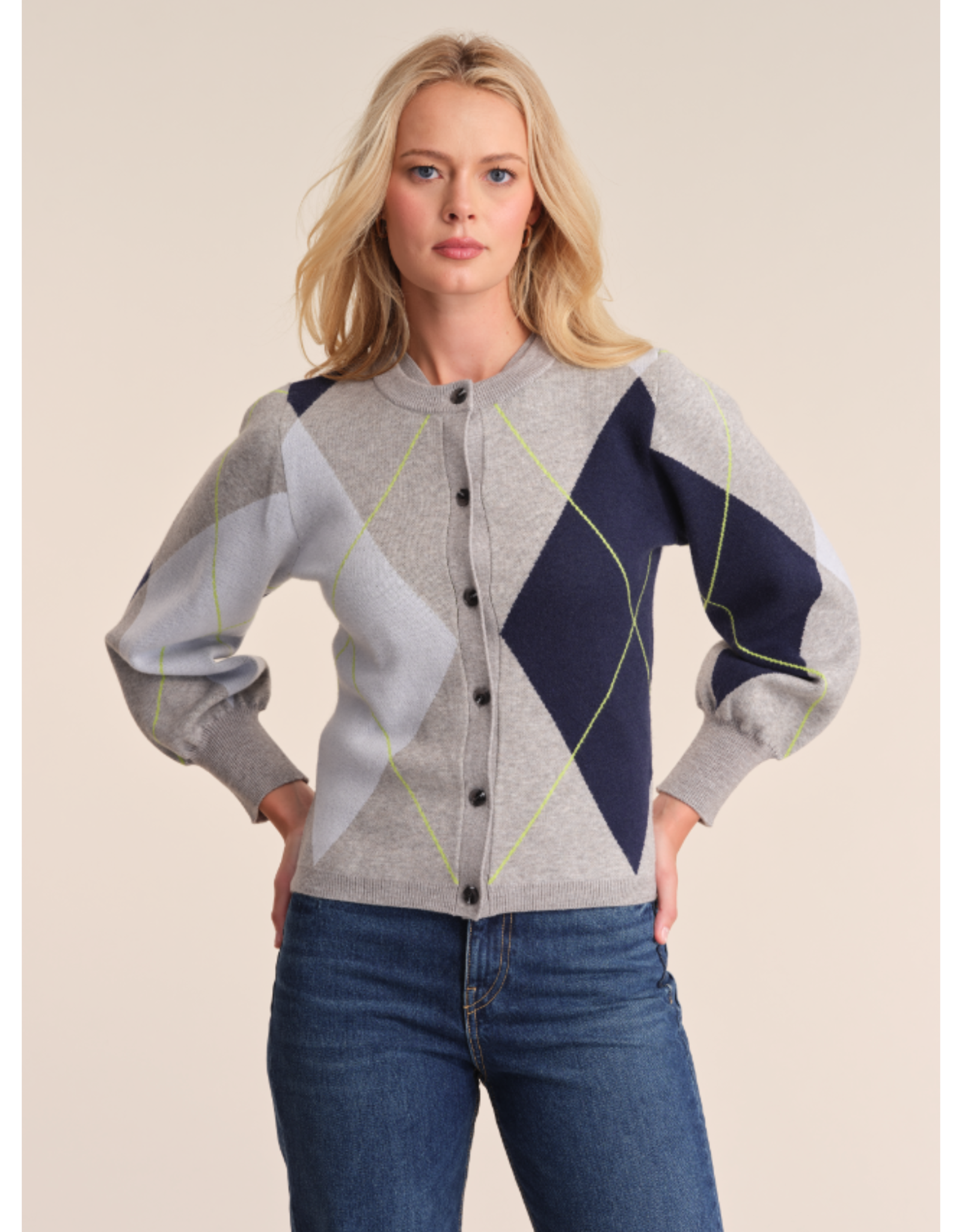 525 America 525 Noelle Argyle Cardigan