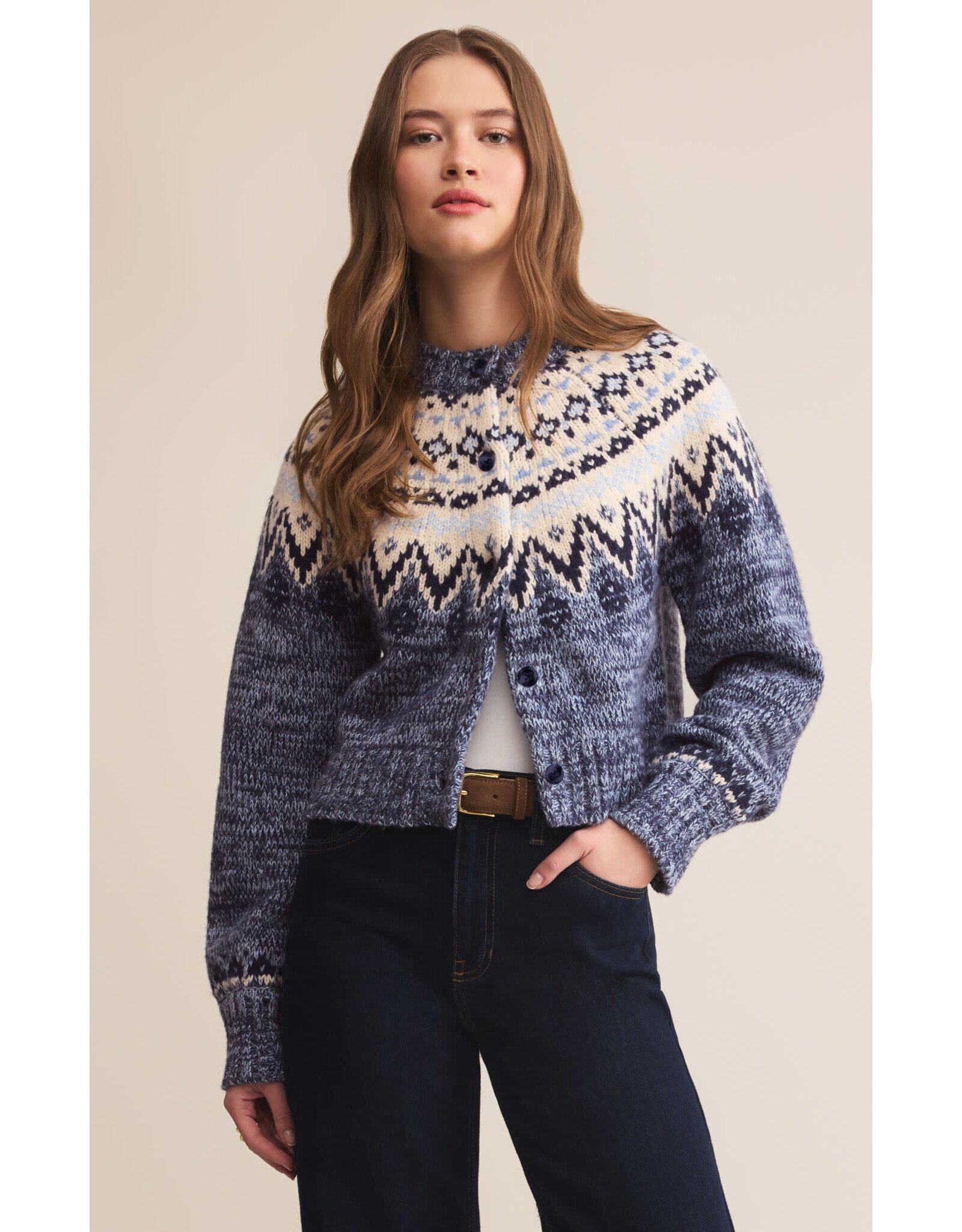 Z supply ZS North Sea Fairisle Cardigan