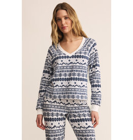 Z supply ZS Slopes Fairisle LS Top