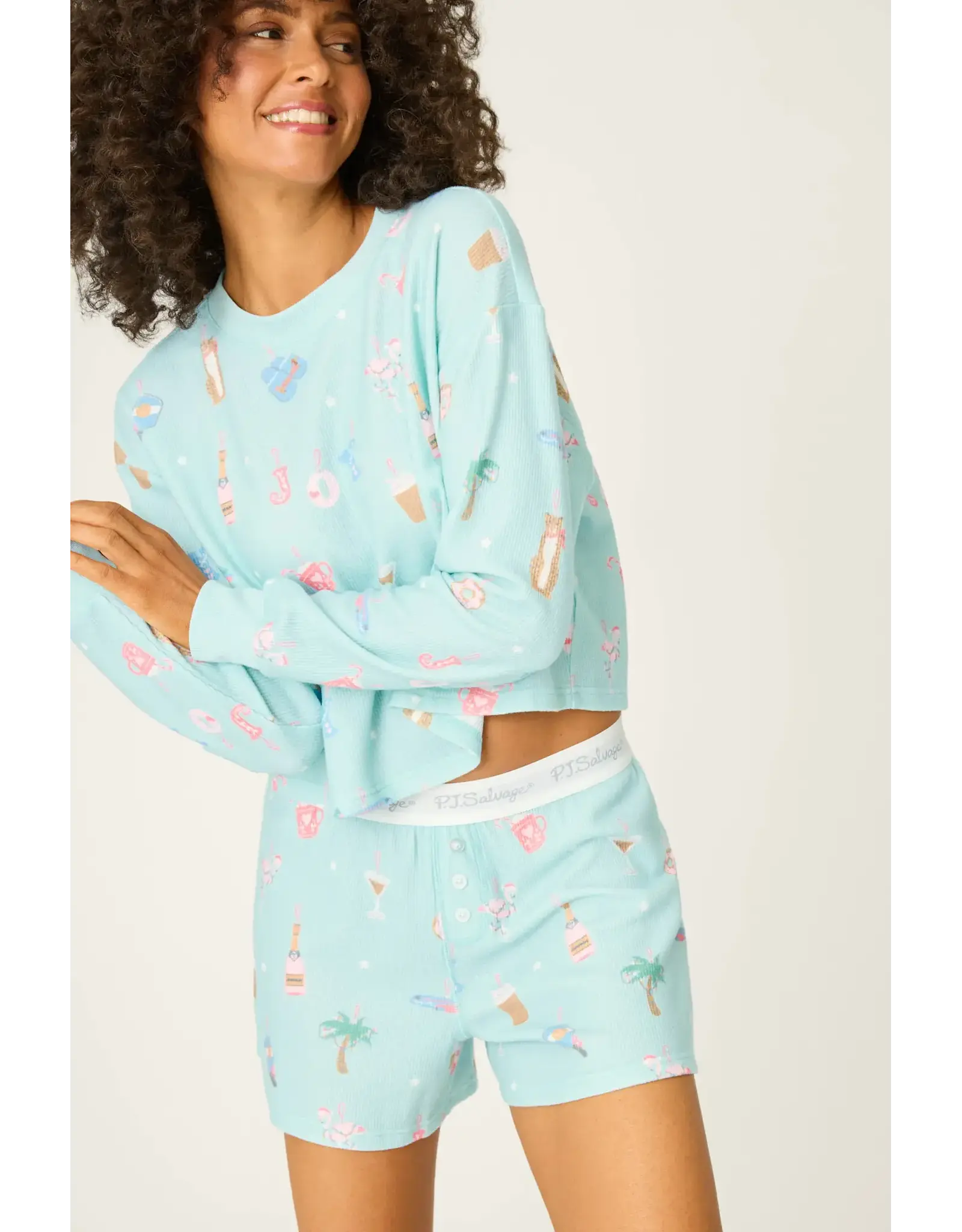 PJ Salvage PJS Boyfriend Boxer Set