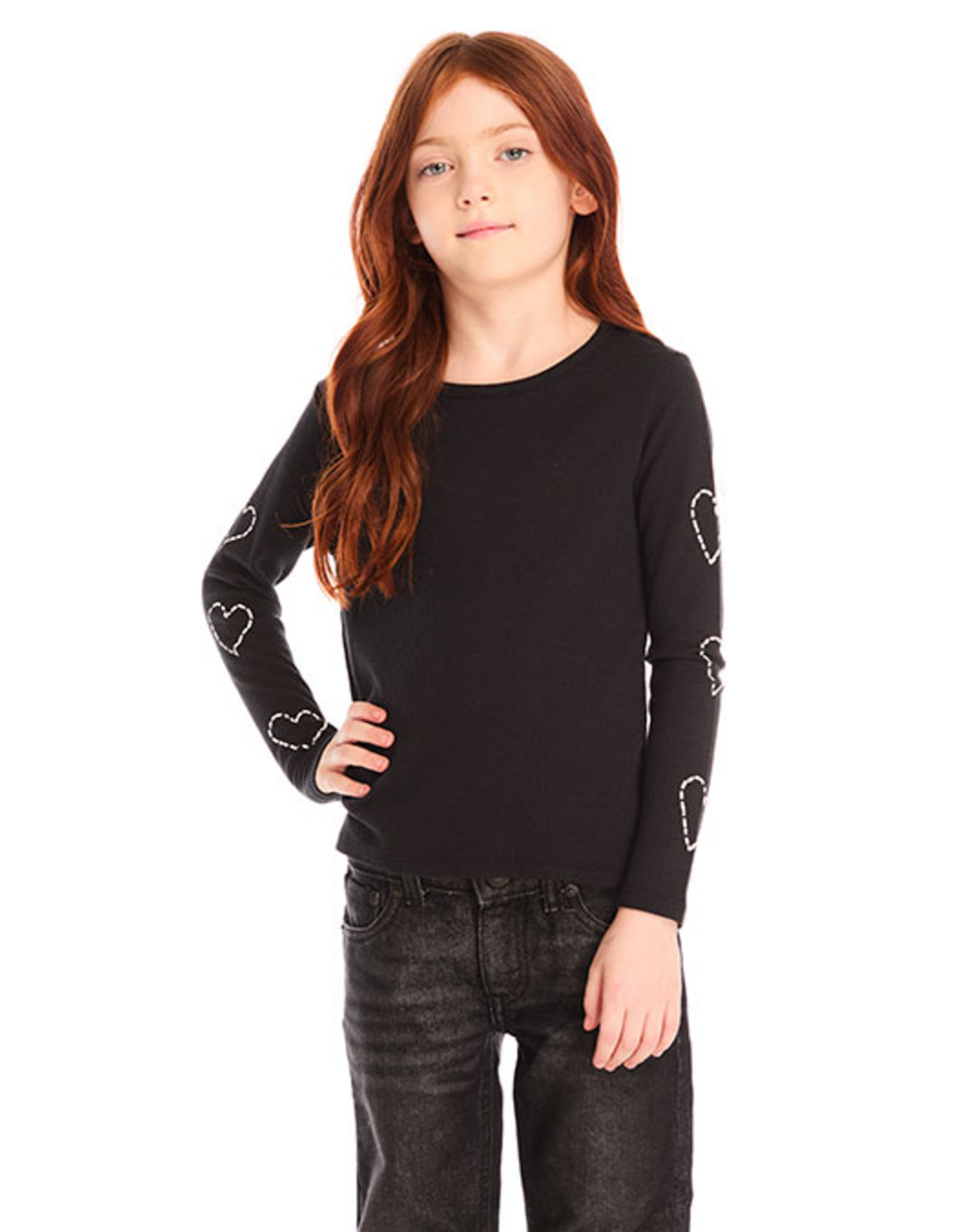 Chaser CHSR Girl Love Stitch Hearts LS