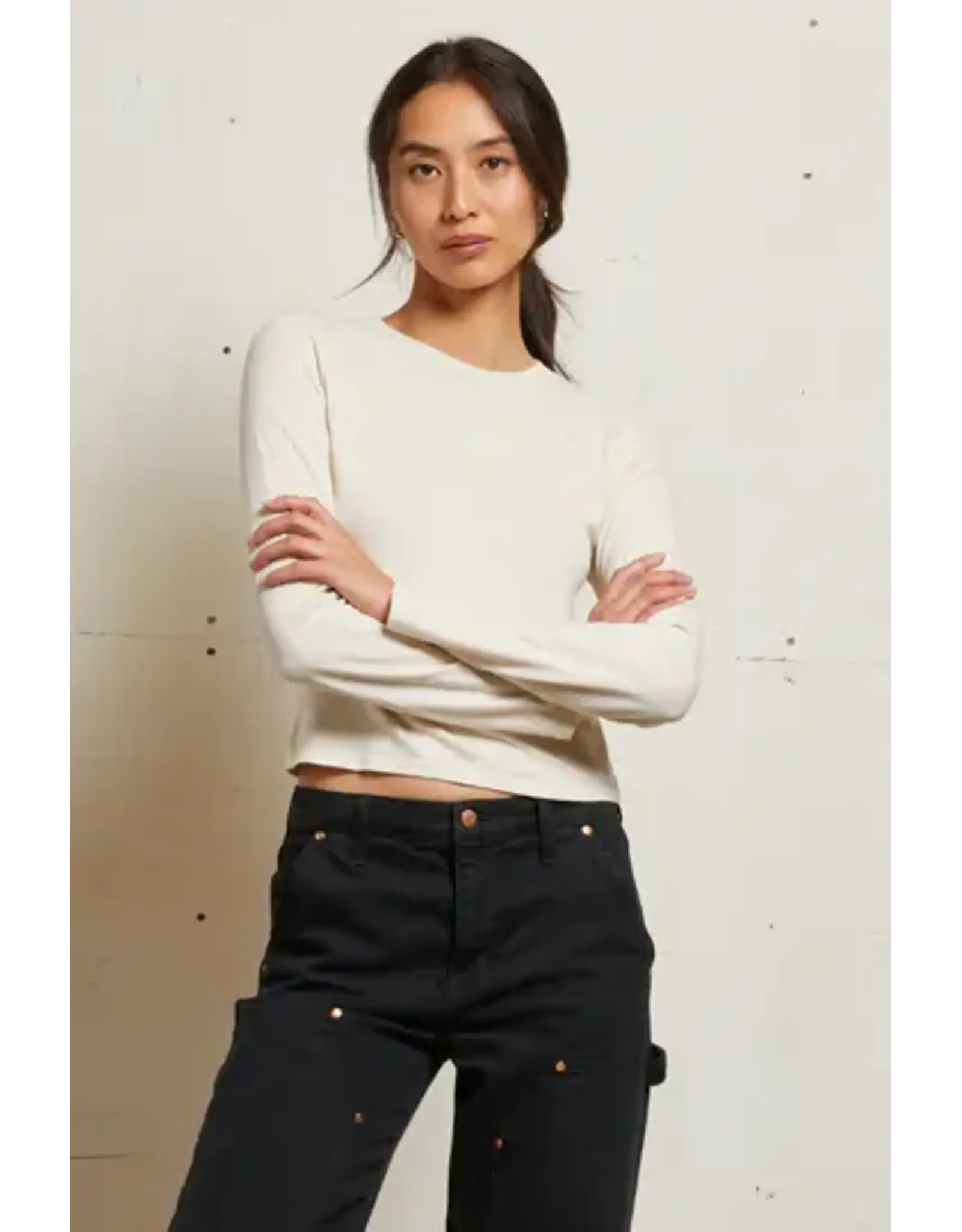 PeRFECT WHITE TEE PWT Jamie LS Crew