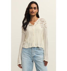 Z supply ZS Alycia Crochet Sweater