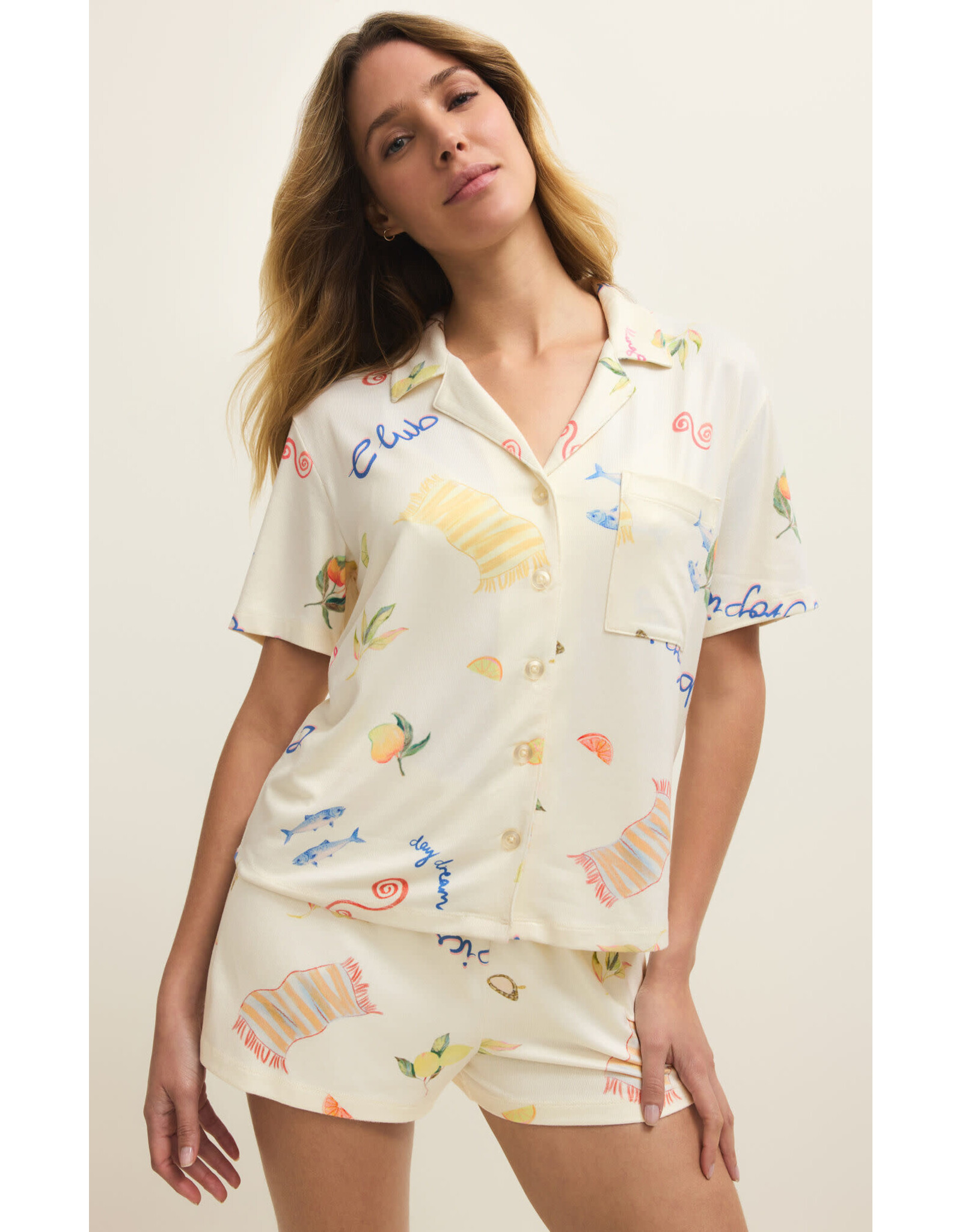 Z supply ZS Beach Days PJ Top