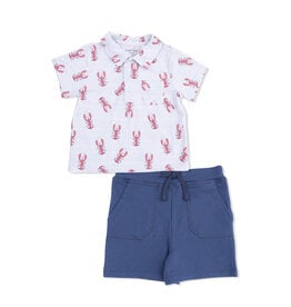 AD Lobster Polo Short Set