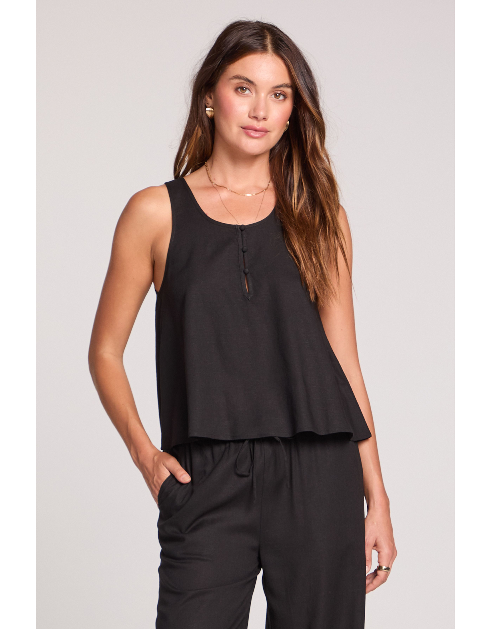 Saltwater luxe SWL Woven A-Line Tank