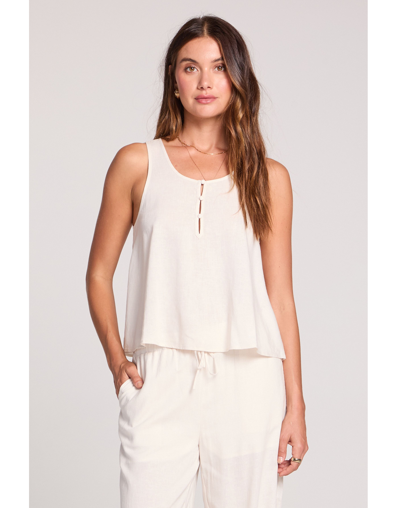 Saltwater luxe SWL Woven A-Line Tank