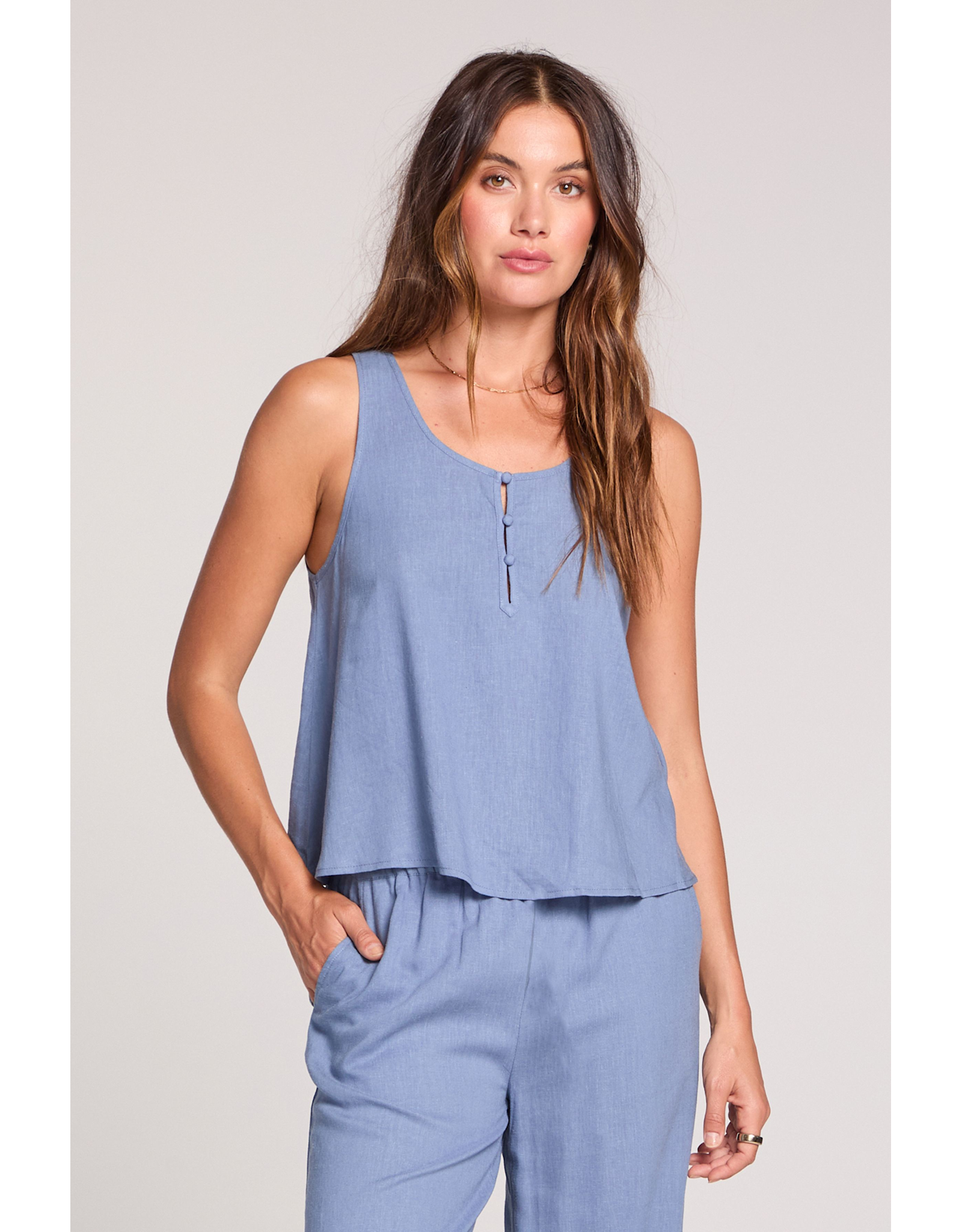 Saltwater luxe SWL Woven A-Line Tank