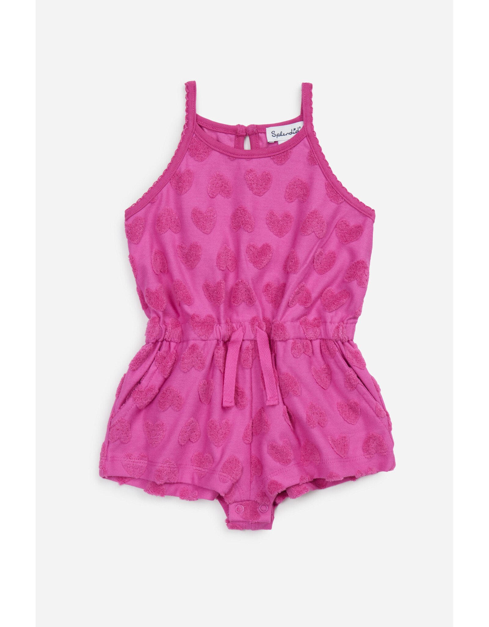 Splendid SPL Baby Loopy Heart Romper