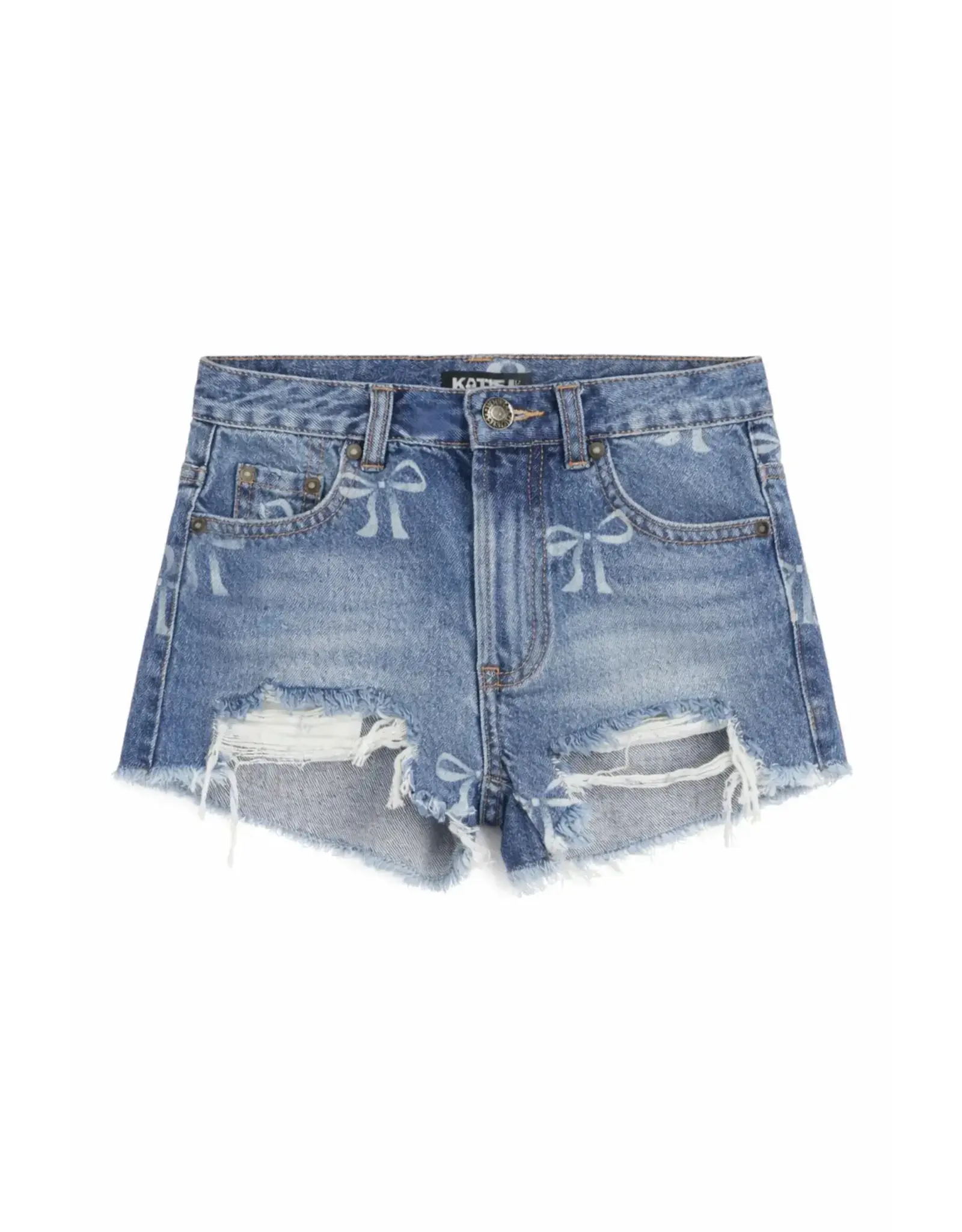 KATIEJNYC KJ Girls Bow Print  Malibu Short