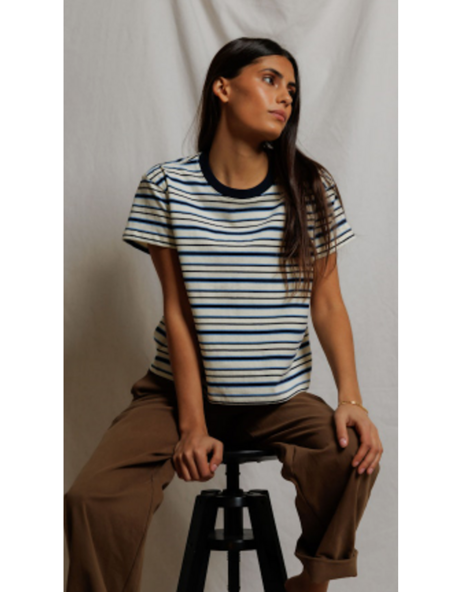 PeRFECT WHITE TEE PWT Dawn StripeTee