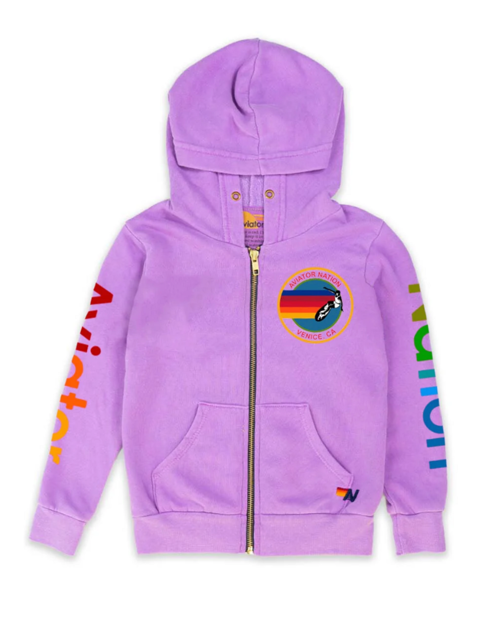 Aviator Nation AV Kids Logo Zip Hoodie