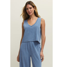 Z supply ZS Sloane Vneck Denim Tank