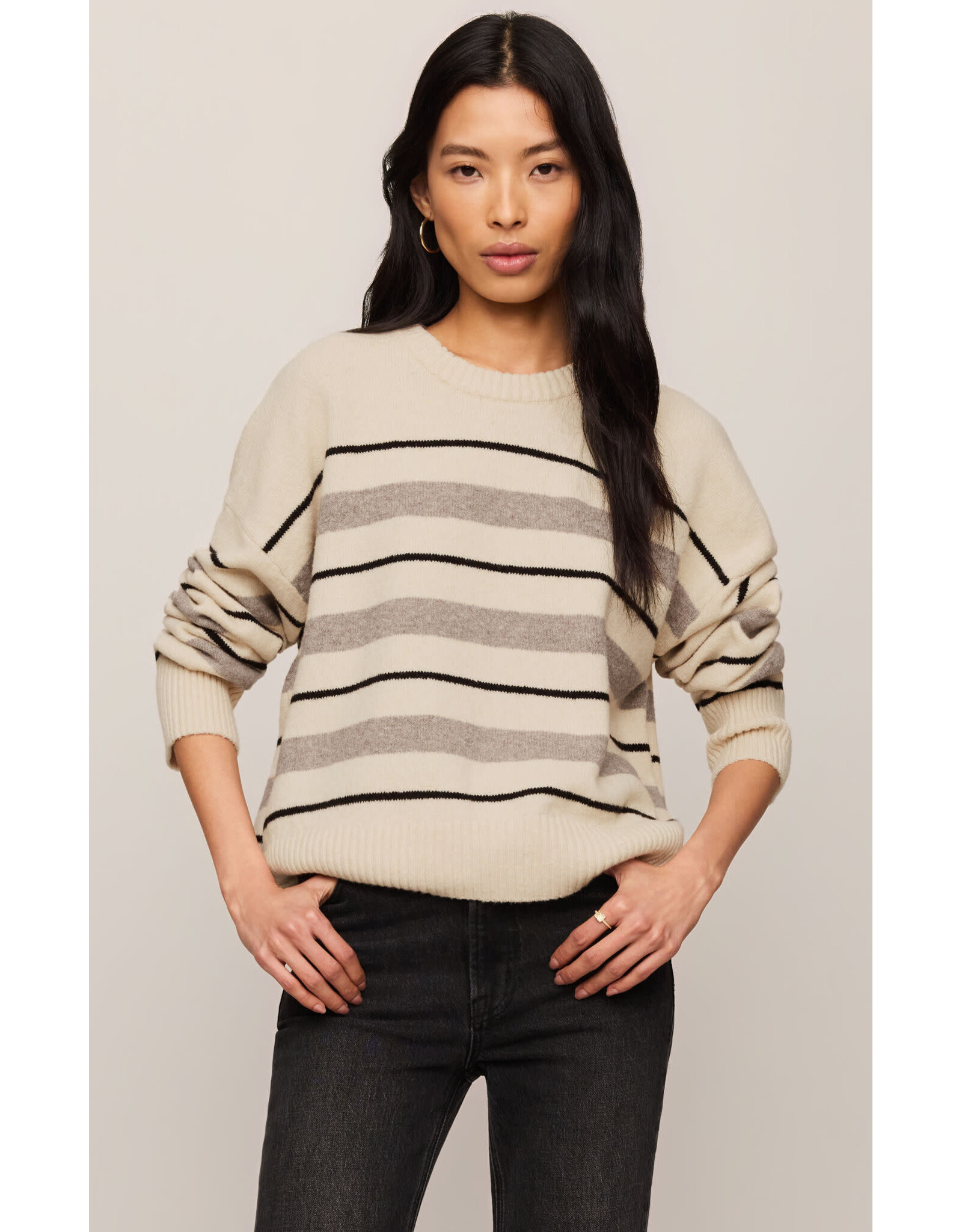 Z supply ZS Cirrus Stripe Sweater