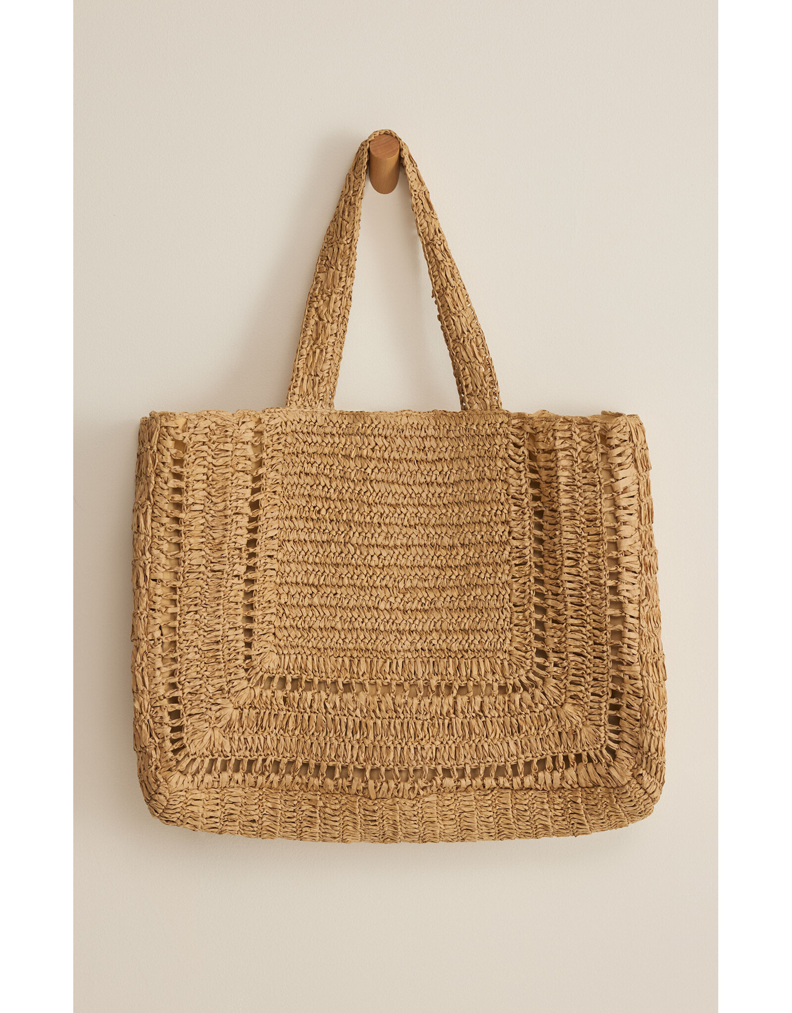 Z supply ZS Hideaway Raffia Tote