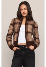 Z supply ZS Frostline Plaid Cardigan