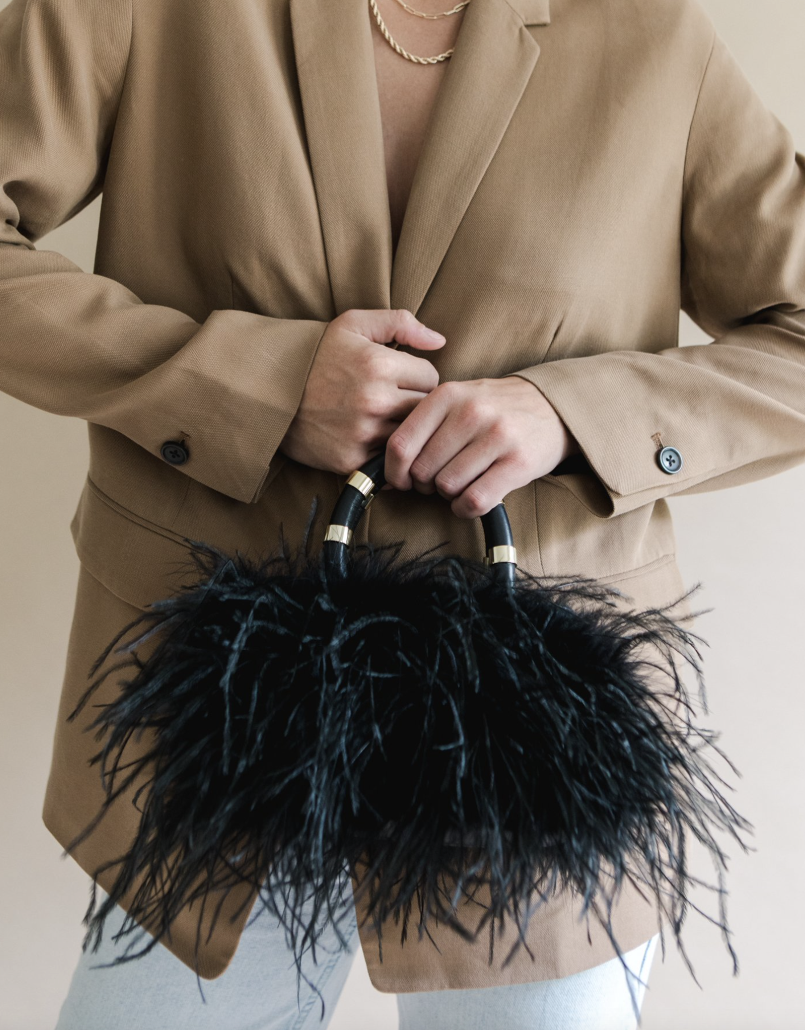 J. Lowery Emily Feather Bag