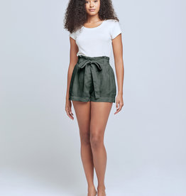 L'AGENCE Hillary Paper Bag Shorts