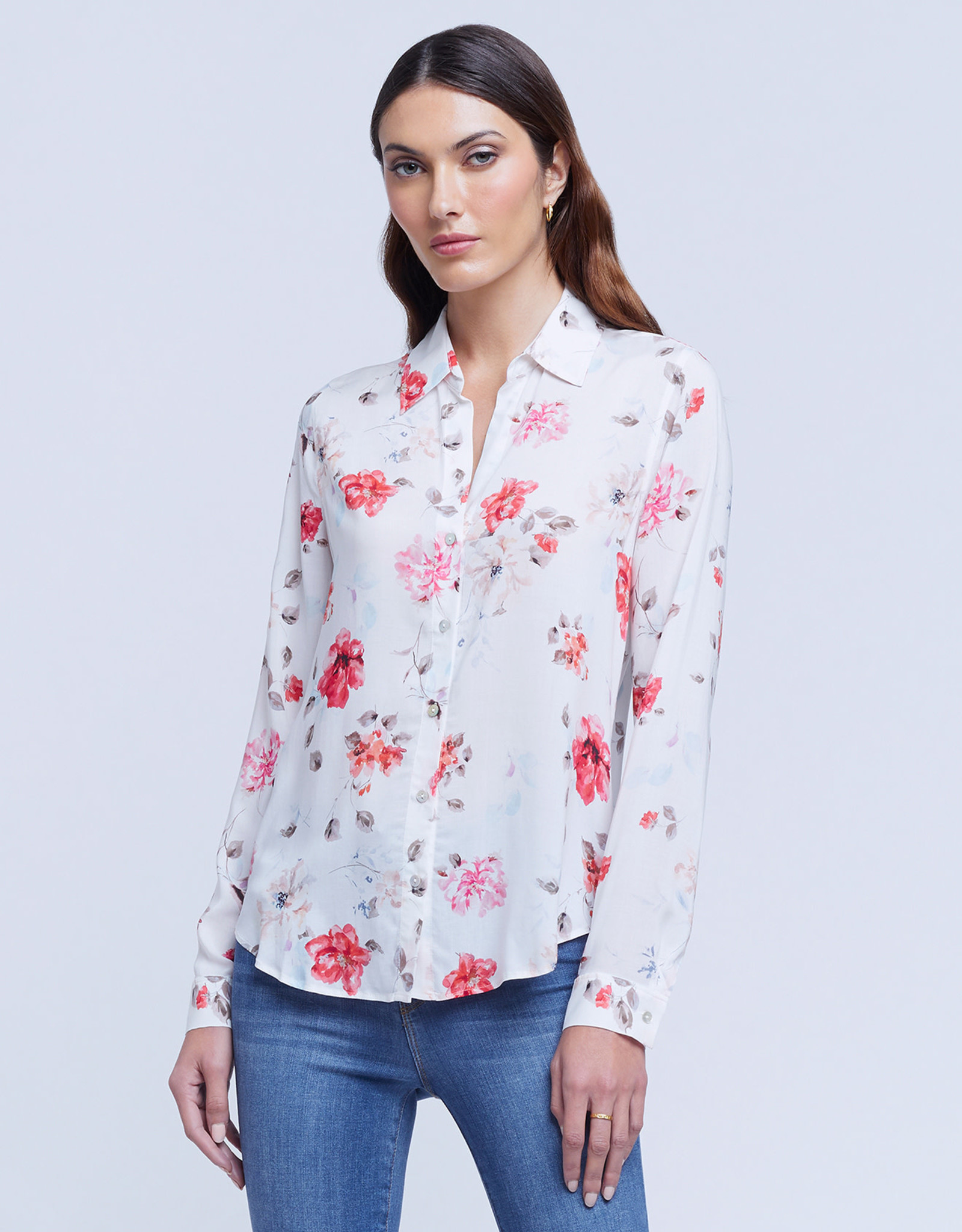 L'AGENCE Holly L/S Blouse