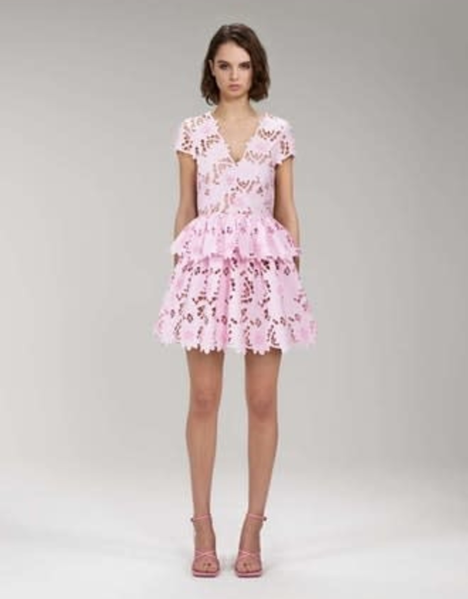 Self portrait guipure mini dress 2025