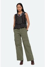 Sea Alani Print Flutter Slv Top