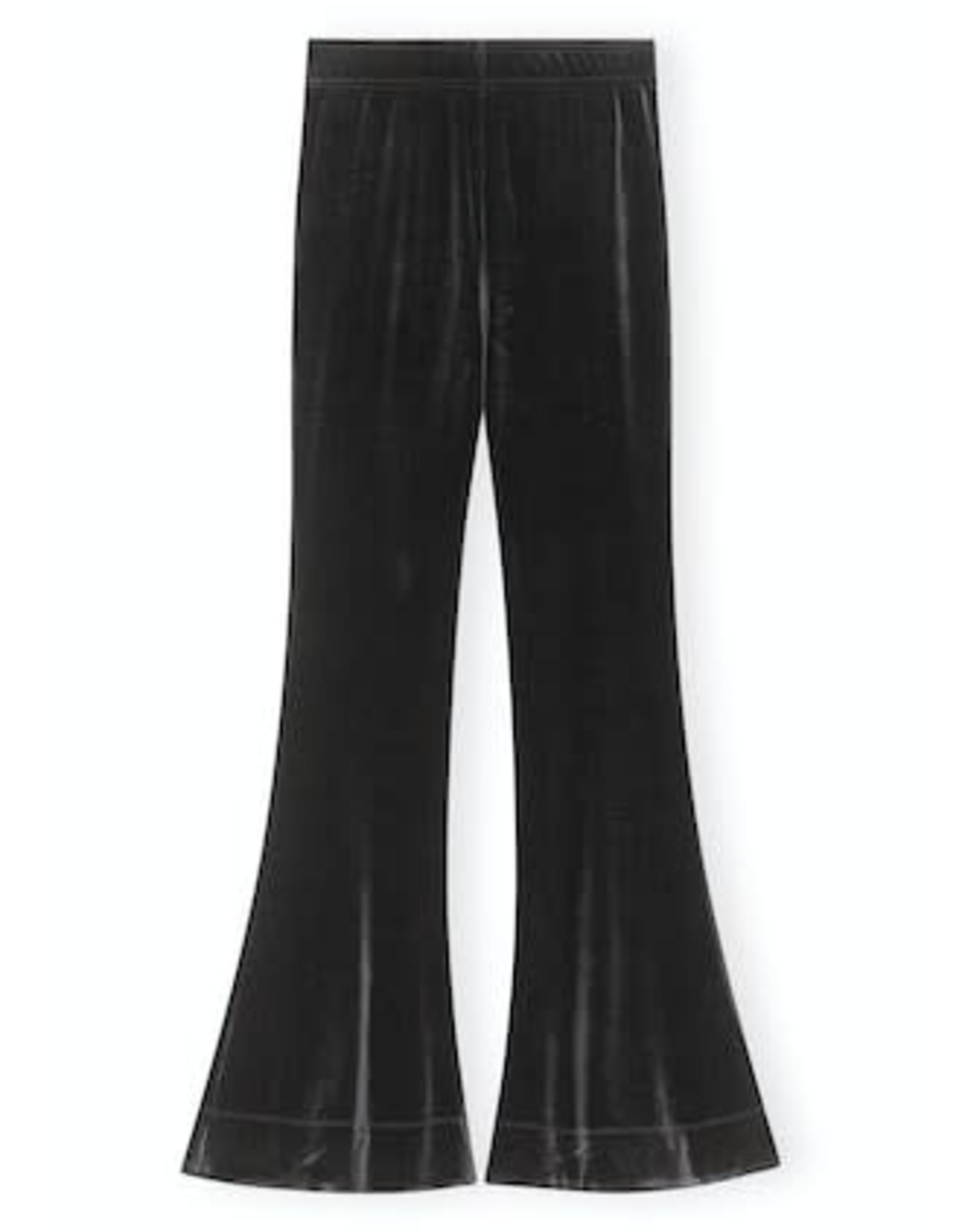 Velvet Jersey Flared Pants