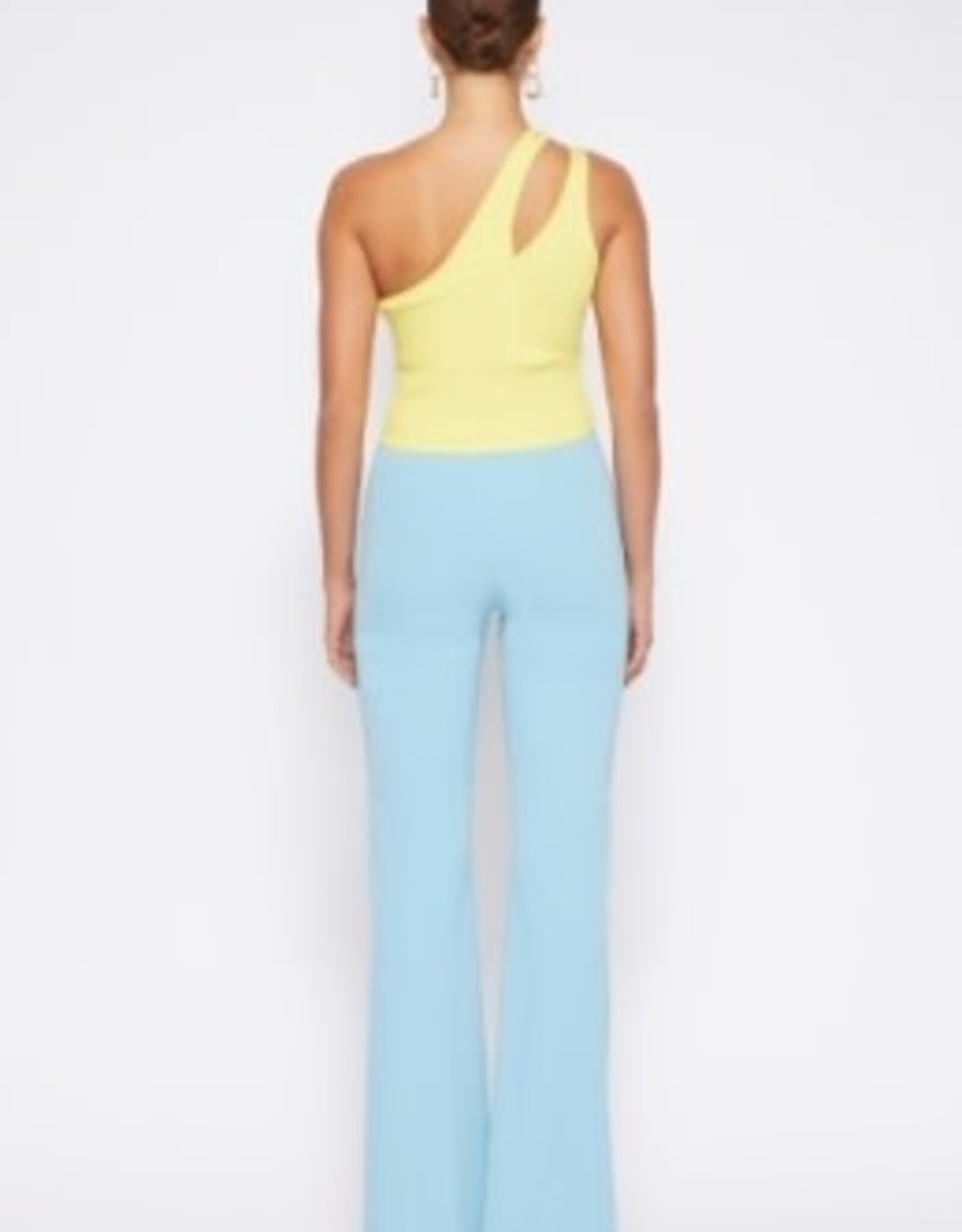 SIMKHAI CHASE TECHNICAL COCKTAIL CREPE SLIT FRONT PANT