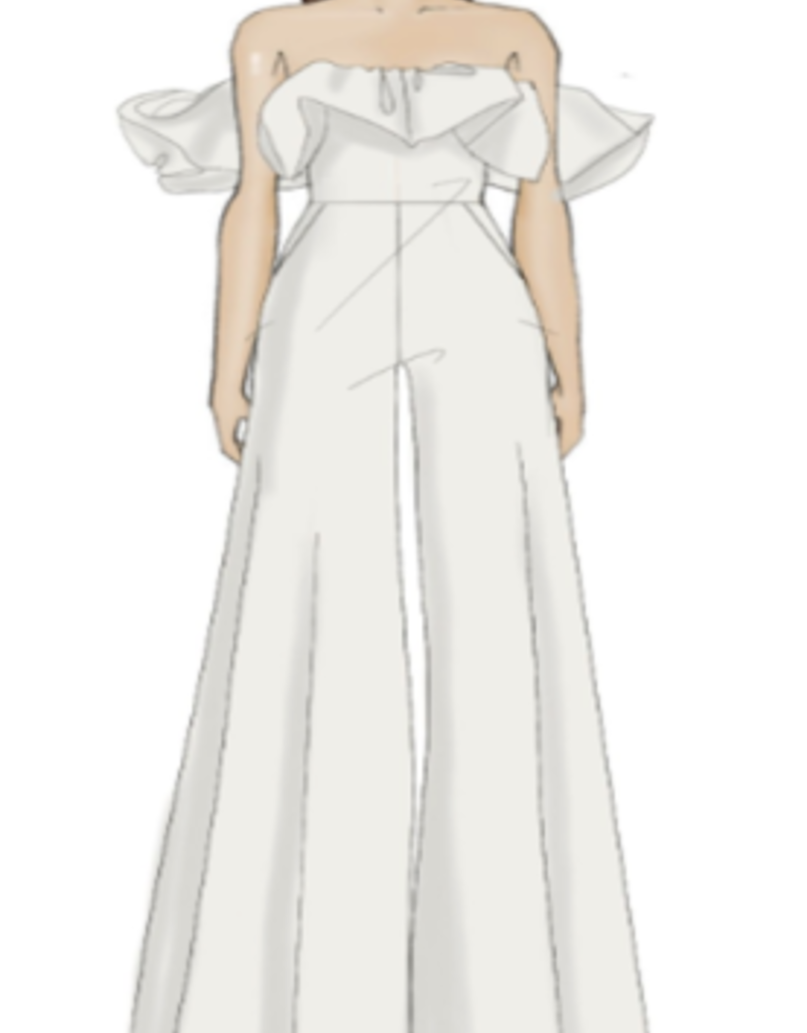 SIMKHAI PUFF DETAIL JUMPSUIT