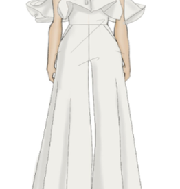 SIMKHAI PUFF DETAIL JUMPSUIT