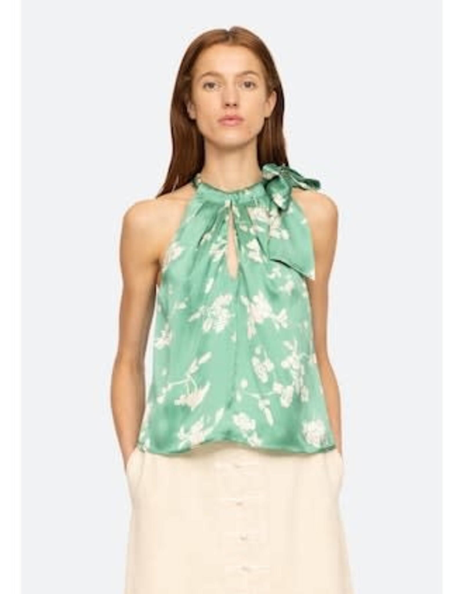 Sea JULIAN PRINT HALTER NECK TOP