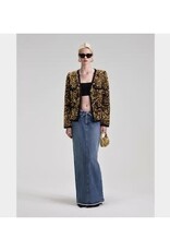 Self Portrait GOLD SEQUIN JACKET