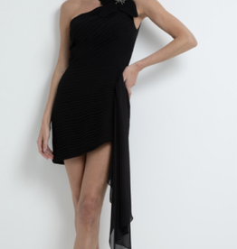 PatBo Flower Applique Mini Dress