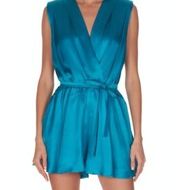 Amanda Uprichard LAMARCA SILK ROMPER